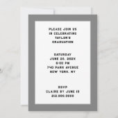 医学校卒業党 招待状 (裏面)