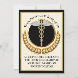 医学校卒業招待状 招待状