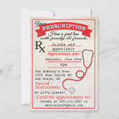 医学校卒業時効招待状 招待状 (正面)