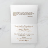 医学校卒業発表 招待状 (内部)