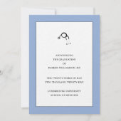 医学校卒業発表 招待状 (正面)