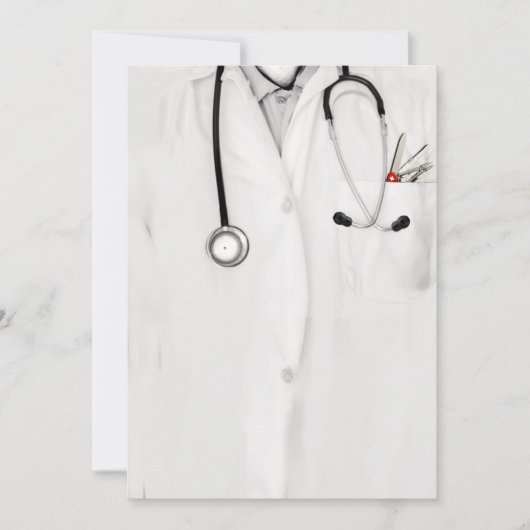 医学校卒業発表 案内状 (正面)