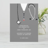 医学校卒業発表 案内状 (スタンド正面)