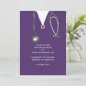 医学校卒業発表 案内状 (スタンド正面)