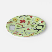 医学校卒業紙プレート ペーパープレート (アングル)