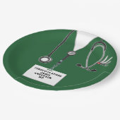 医学校卒業紙プレート ペーパープレート (アングル)