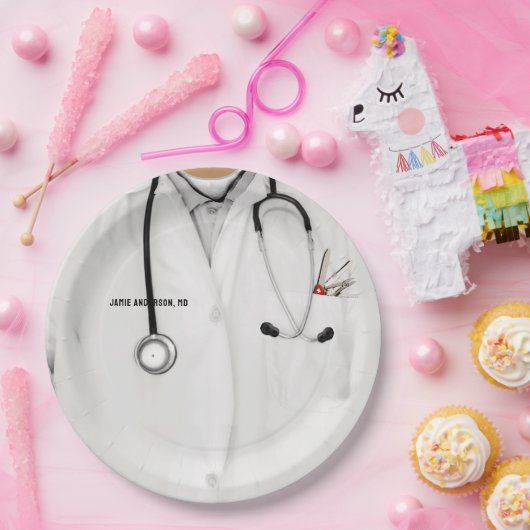 医学校卒業紙プレート ペーパープレート (パーティー)