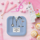 医学校卒業紙プレート ペーパープレート (パーティー)