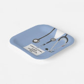 医学校卒業紙プレート ペーパープレート (傾斜あり)