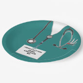 医学校卒業紙プレート ペーパープレート (アングル)