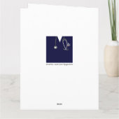 医学校卒業 カード (裏面)