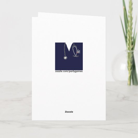 医学校卒業 カード (裏面)