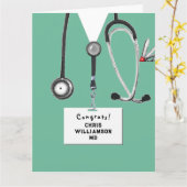 医学校卒業 カード (黄色い花)