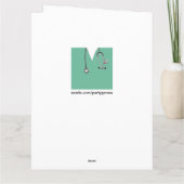 医学校卒業 カード (裏面)