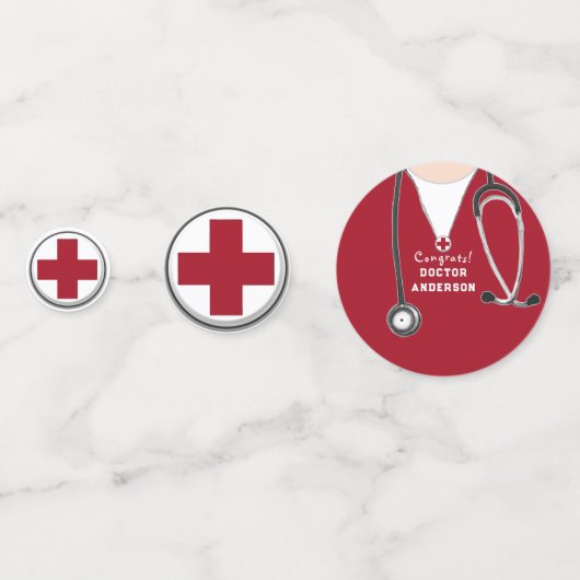 医学校卒業 コンフェッティ (裏面)