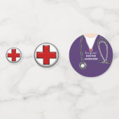 医学校卒業 コンフェッティ (裏面)