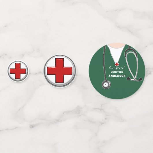 医学校卒業 コンフェッティ (裏面)