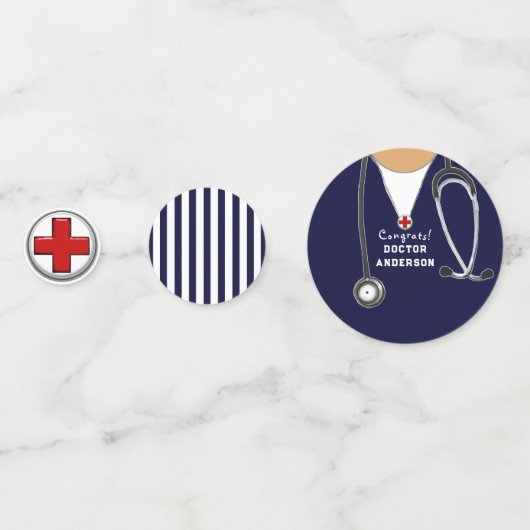 医学校卒業 コンフェッティ (裏面)