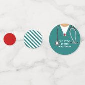 医学校卒業 コンフェッティ (裏面)