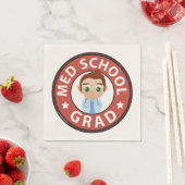 医学校卒業 スタンダードカクテルナプキン (インサイチュ)