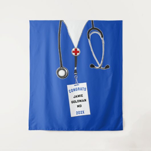 医学校卒業 タペストリー (正面)