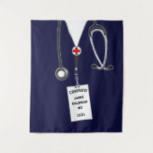 医学校卒業 タペストリー (正面)