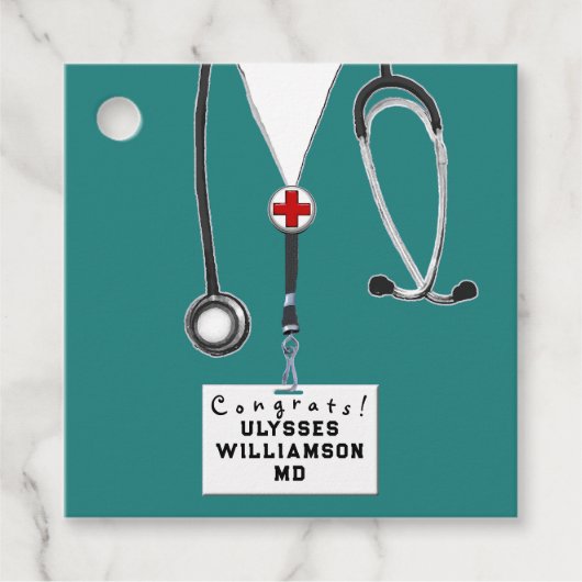 医学校卒業 フェイバータグ (正面)