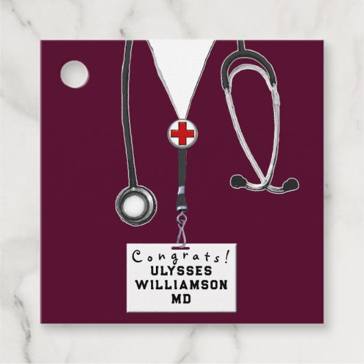 医学校卒業 フェイバータグ (正面)