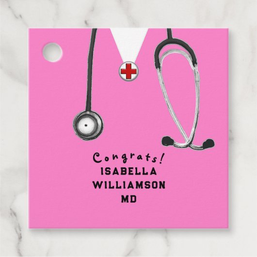 医学校卒業 フェイバータグ (正面)