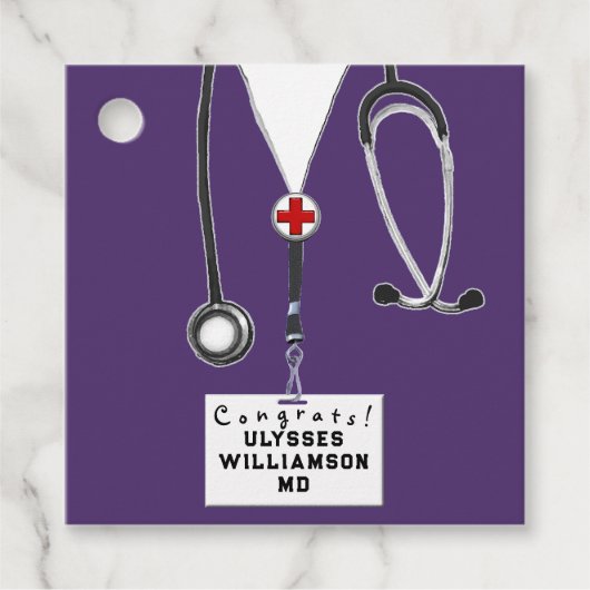 医学校卒業 フェイバータグ (正面)