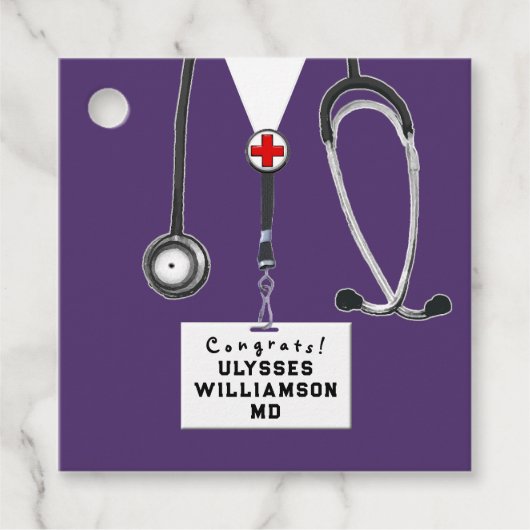 医学校卒業 フェイバータグ (正面)