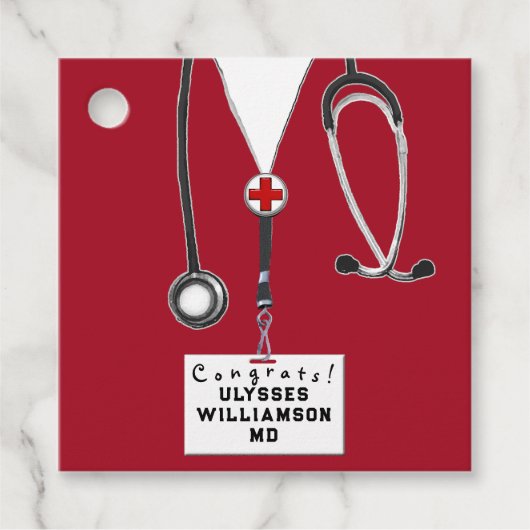 医学校卒業 フェイバータグ (正面)