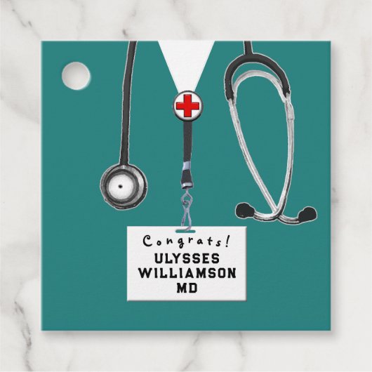 医学校卒業 フェイバータグ (正面)