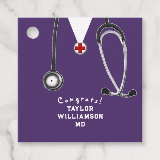 医学校卒業 フェイバータグ (正面)