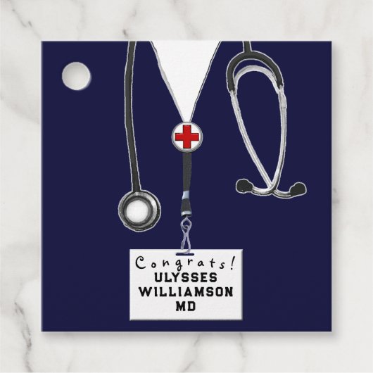 医学校卒業 フェイバータグ (正面)