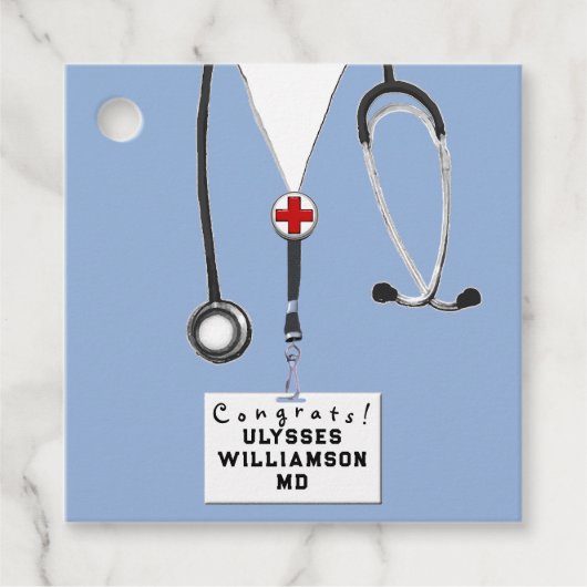 医学校卒業 フェイバータグ (正面)