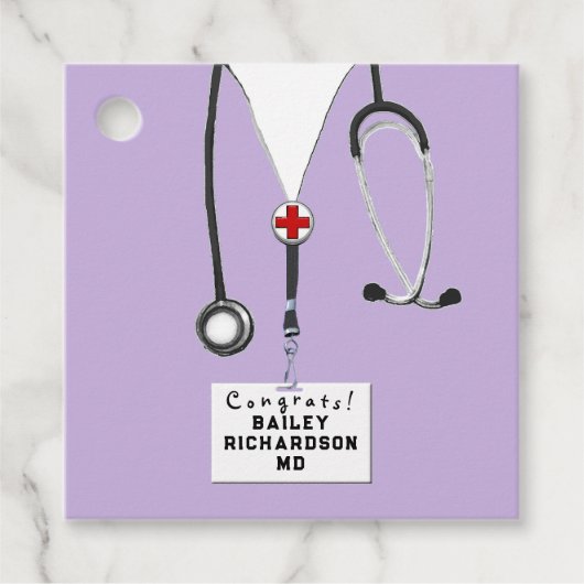 医学校卒業 フェイバータグ (正面)