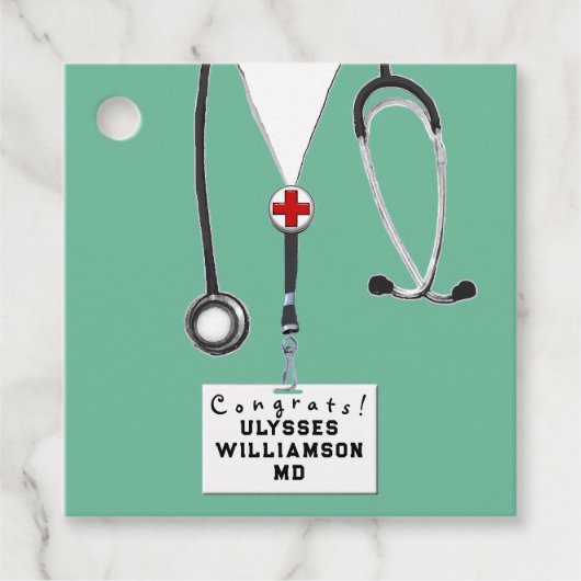 医学校卒業 フェイバータグ (正面)