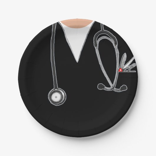 医学校卒業 ペーパープレート (正面)