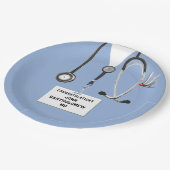 医学校卒業 ペーパープレート (アングル)