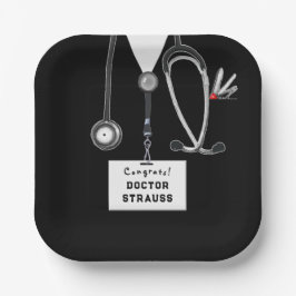 医学校卒業 ペーパープレート