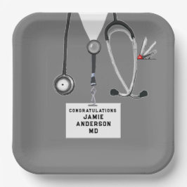 医学校卒業 ペーパープレート