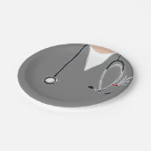 医学校卒業 ペーパープレート (アングル)