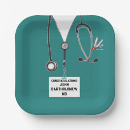 医学校卒業 ペーパープレート
