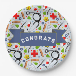 医学校卒業 ペーパープレート