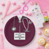 医学校卒業 ペーパープレート (パーティー)