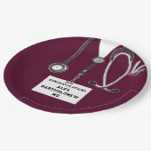 医学校卒業 ペーパープレート (アングル)