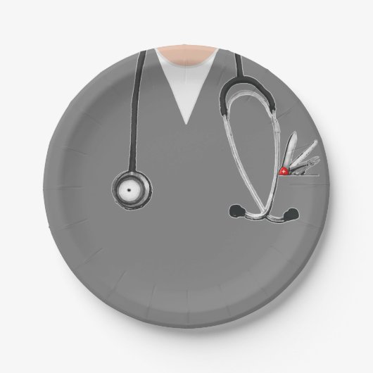 医学校卒業 ペーパープレート (正面)