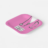 医学校卒業 ペーパープレート (傾斜あり)