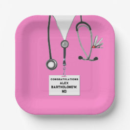 医学校卒業 ペーパープレート